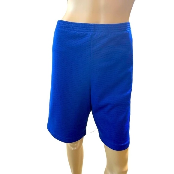 ProSpirit Blue Mesh Elastic Waistband Polyester Athletic Shorts Size Extra Large - Picture 1 of 11